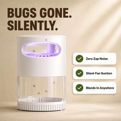 Lunvoro Indoor Insect Trap — UV Light + Silent Suction