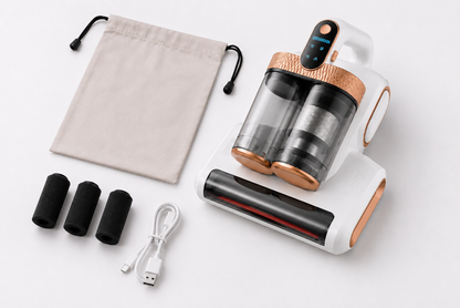 Lunvoro Mattress Vacuum Cleaner – UV-C Dust Mite & Allergen Remover, 16KPa Cordless Handheld